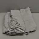 Shreem Linen Zipper Fitted Sheet - 12 Inch Deep Pocket, Soft Brushed Microfiber Bottom Sheet, Wrinkle, Shrink & Fade Resistant, Hotel Quality, Light Grey, Full