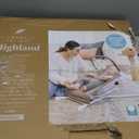 Baby Delight Highland Baby Bouncer | Infant | 0  6 Months | 3-Position Recline | Mocha Tweed