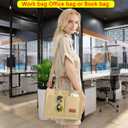 ZHMO Canvas Tote Bag for Women,Women's Bags Crossbody Bags Work Laptop Tote Bag Large Handbags Purse for Travel Nurse Teacher