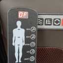 Massage-Mat, Detachable Neck Massager, Full Body Vibration Heating, Massage Pad with 10 Vibrating Motors and 9 Speed Settings for Home Office Use, Brown