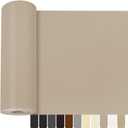 OcePor Self Adhesive Leather Repair Patch, 17 x 160 inch Leather Repair Tape, Leather Patches for Furniture, Vinyl Leather Repair Kit for Couches, Boat Seats, Furniture, Cars(Ivory Gray)