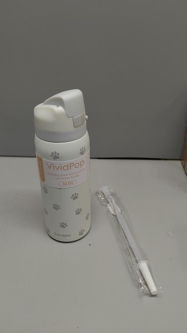 Pickleball Water Bottle 32oz Stainless Steel Insulated Vaccum with Lid, Pickleball Gifts for Pickleball Players, Pickleball Lovers, Women Girls Ladies