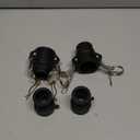 Camlock Fittings 1 Inch Type A & D Polypropylene Cam and Groove Hose Fitting Kit with 1" Female & Male Camlock x 1" Shank (Hose Barb), Cam and Groove Hose Couplings (2 Sets/ 4 Pcs)