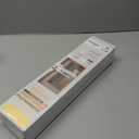 AJAZZ 100% Blackout Sliding Door Curtains for Doorways, Accordion Doors for Doorway, Magnetic Door Curtain for Bedroom Living Room Doorway Curtain Sets Included Tracks (1Panel, 43W x 79 L, Black)