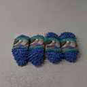 Home Mop Sweep Floor Cleaning Duster Cloth Housework Soft Slipper SY (4 Pair/Blue)