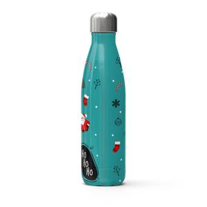Christmas Stainless Steel Insulated Water Bottle, Double Walled Cola Shape Insulated Sports Water Bottles Keep Cold for 16 Hours and Hot for 10 Hours
