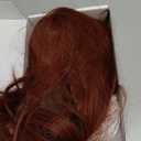 PARK YUN Long Straight Auburn Wig with Bangs 26 Inch Orange Ginger Synthetic Layered Hair Wigs for Women Natural Copper Red Head Heat Resistant Wig for Daily Party Use