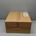 Slim Bathroom Storage Cabinet for Small Spaces, 2-Tiers Plastic Narrow Storage Organizer with Doors and Shelves Stackable Bathroom Floor Cabinet for Home, Living Room, Study Room, White 