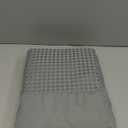 Queen Bed Skirt, Pleated Waffle Weave Bed Skirt with Split Corners, Tailored Dust Ruffle 16 Inch Drop Easy Fit, Machine Washable (Grey, Queen - 16" Drop)