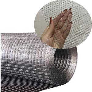 Hardware Cloth Wire Fence Roll,19 Gauge Metal Wire Mesh Roll Chicken Coop Welded Mesh Fence for Poultry Netting Garden Protection, Animal Cage Screen (1/4inch 24in x 50ft Hot Dipped Galvanized)