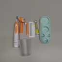 Beurer TB10 Kids Electric Toothbrush Kit - Fun Milo The Monkey Cap with 2 Extra-Soft Brush Heads to Help Remove Plaque, 2 Minute Timer, and Rinse Cup, BPA-Free, Safe for Ages 3+
