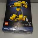 LEGO Icons Transformers Bumblebee Action Figure, Collectible Robot Gift for Adults, Movie Themed Model Building Set for Sci-Fi Enthusiasts and Transformers Fans, Converts to Vehicle Mode, 10338
