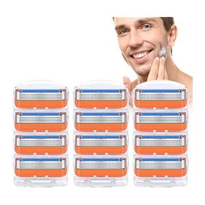 20Pcs Premium Razor Blades for Men compatible gillette fusion 5 blades refills -5-Layer Stainless Steel Refills Compatible with Fusion 5 Style Razors,Smooth Shaving Replacement Cartridges Value Pac Missing Pieces