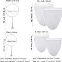 WMKGG Ultra Fine Mesh Strainer Bags, Reusable Mesh Filter Bags with Stainless Steel Handle Frame for Filter NutMilk, Coffee, Milk, Butter, Juices and Fresh Cheese (Large + Small)