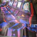 Fabric Gambling Slot Machines Backdrop Casino Game Hall Lucky Winner Game Room Gaming Background Casino Themed Party Decorations Birthday Shoot Adult Portrait Photoshoot Booth Props,  Size 20x69 inches