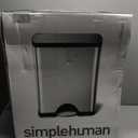 simplehuman 50 Liter / 13.0 Gallon Rectangular Kitchen Step Trash Can, Brushed Stainless Steel