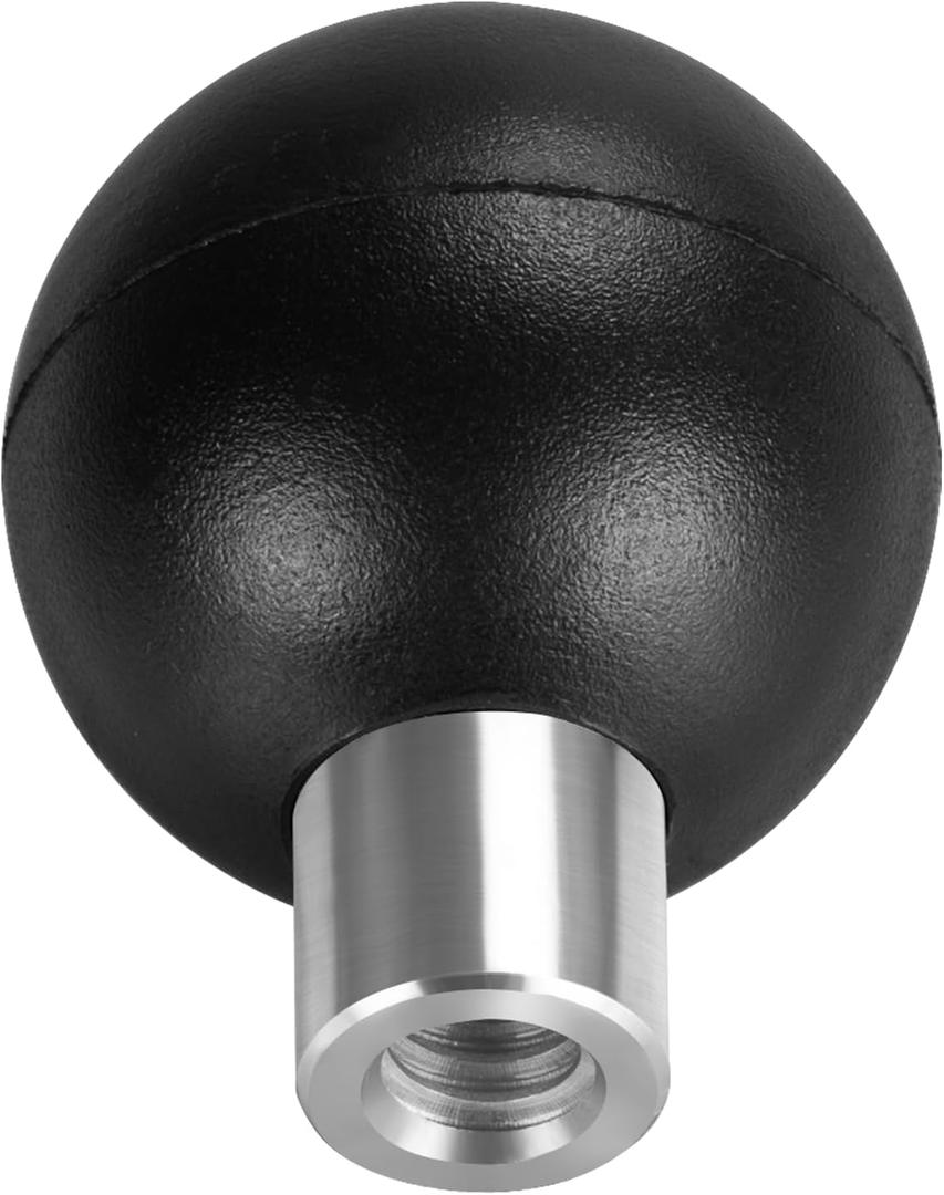 FANAUE B-0 Mount Aluminum Ball Adapter with 1/4"-20 Threaded Hole with B Size 1" Ball,Compatible with Compatible with RAM Mount B Size 1" Ball Components