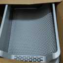 Stainless Steel Cat Litter Box with Lid, XL Metal Litter Box, Extra Large Litterbox for Big Cats, High Sided | Easy Cleaning | Odor-Free Includes Scoop and Mat