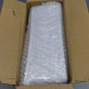 Oasis Creations White Square Plates Set 10" - 50 count - Premium Hard White Plastic - Disposable and Reusable - Salad Appetizer Dinner Party Plate Set