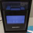 EUHOMY Nugget Ice Maker Countertop, 40Lbs/24H Pebble Ice Maker Machine, Self-Cleaning Countertop Sonic Ice Makers with Ice Scoop&Basket, Pellet Ice Maker Machine for Home/Kitchen/Office (Black)