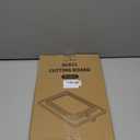 Freshmage 3Pcs Tempered Glass Cutting Boards for Kitchen, Glass Cutting Board Set (10"x6", 12"x8", 15"x10") with Non-Slip Silicone Edges, Hanging Hole, Clear Cutting Board for Countertop & Meal Prep