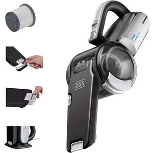 BLACK+DECKER dust buster PIVOT VAC Handheld Vacuum Cordless, Car Vacuum Portable Rechargeable, Extendible Crevice Tool and 200 Degree Pivoting Nozzle, Strong Suction, Lightweight (BDH2000PL)