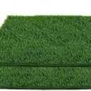 Artificial Grass for Dogs Pee Tray Fake Grass Mat for Professional Puppy Potty Trainer Replacement Dog Grass Pad for Indoor and Outdoor (25.3x19.3 Inch(Pack of 2))