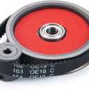 Que-T RC Car Belt Drive Transmission Gears System for 1:10 Axial SCX10 90046 Upgrade Parts (for 3.17mm Motor Gear)