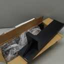 OwnMy Set of 2 Wooden Wall Candle Sconces Rustic Wall Mount Wooden Pillar Candle Sconces, Black Farmhouse Wall Candle Sconce Vintage Hanging Candle Holders Decor for Living Room