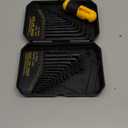 ELEAD 31-Piece Hex Key Set - Allen Wrench Set, SAE and Metric Allen Keys MM(0.7mm-10mm) SAE(0.028"-3/8) Heat-Treated, Torque Handle, High Leverage, Long & Short Keys, Easy Organization