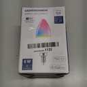 Lightinginside E12 Smart Light Bulbs 60W Equiv., Work with Alexa/Google Home/Smart Life, 500LM 6W RGBCW Candle Candelabra LED Light Bulbs, No Hub Required, 2.4G WiFi Bluetooth Bulb, ETL Listed, 4PCS (Multicolor)