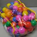 Hovenlay Ball Pit Balls Phthalate Free BPA Free Crush Proof Plastic - 7 Bright Colors in Reusable Play Toys for Kids with Storage Bag