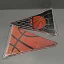 Jetec 5 Pcs 49 ft Basketball Party Decorations Pennant Banner Theme Triangle Flags Garland Bunting Banner for Basketball Fans Outdoor Indoor Home Sport Birthday Party Decorations Supplies