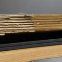 Whitmor Modular 2-Tier Stacker Shelf for Shoes,12 L x 24.5 W x 16.75 H inches, Black