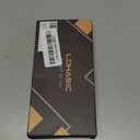 LOHASIC for iPhone 16 Pro Case Leather, Slim Luxury Designer Cover Compatible with Apple iPhone 16 Pro, Soft Vegan Aesthetic Business Protective Leather iPhone 16 Pro Case, Dark Green