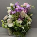 Artificial Flowers Row for Wedding Backdrop