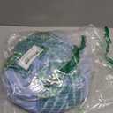 Amazon Essentials Women's Fit and Flare Half-Sleeve Waisted Midi A-Line Dress with Pockets (Blue White French Stripe), Large