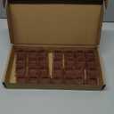 32 Pcs Chair Leg Floor Protectors Square, Silicone Chair Leg Protectors for Hardwood Floors, Chair Leg Caps Covers Protect Wooden Floors from Scratching, Thick, Won't Tear (Fit: 1-1/10" - 1-3/10")