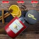 COSMIQ Home Spice Candle, 20oz Jar Candles for Home Scented, 110 Hours Burning Time, 100% Natural Soy Candles, Relaxing Aromatherapy Scented Candle, Chic Home Decor, Housewarming Gifts for Women