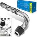 PHILTOP 3.5" Cold Air Intake Kit for 2004-2011 Mazda R-X-8, Black | with MAF Sensor Bung, Washable Air Filter, Improved HP