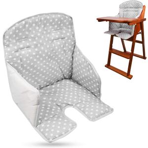 twoworld High Chair Cushion, High Chair Seat Cover for Baby Dining Hair (Gray Star)
