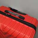 InUSA VASTY Luggage with Spinner Wheels | Durable Lightweight Hardside Suitcase, Travel Bag with Handle and Trolley, 28-Inch Large Checked Luggage | Red