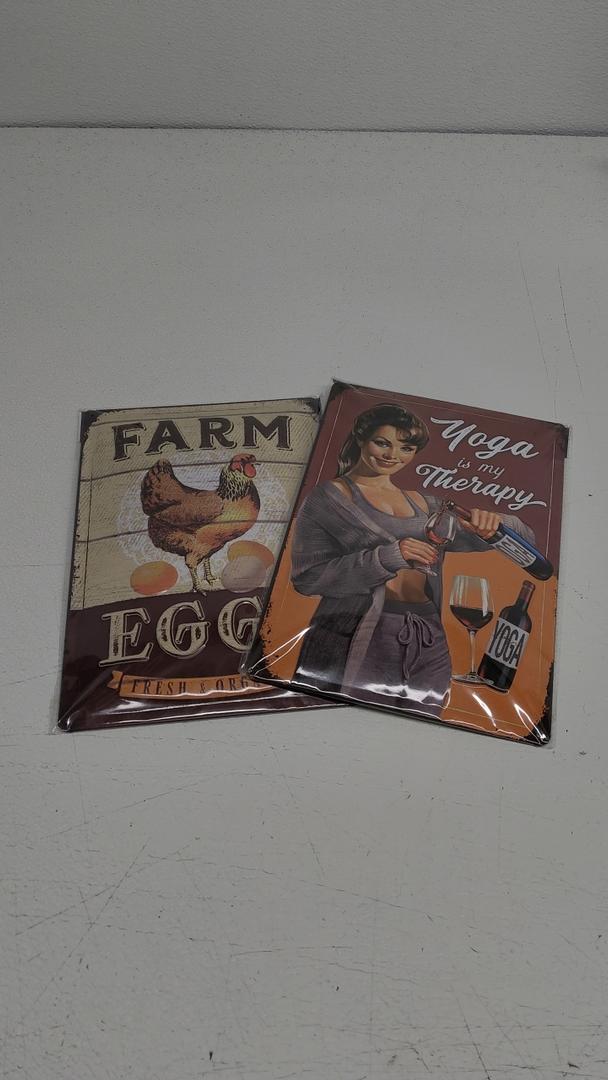 Set Iron Sign of 2Pack