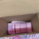 120 Pack Nursery Hangers With Clips Pink and Purple