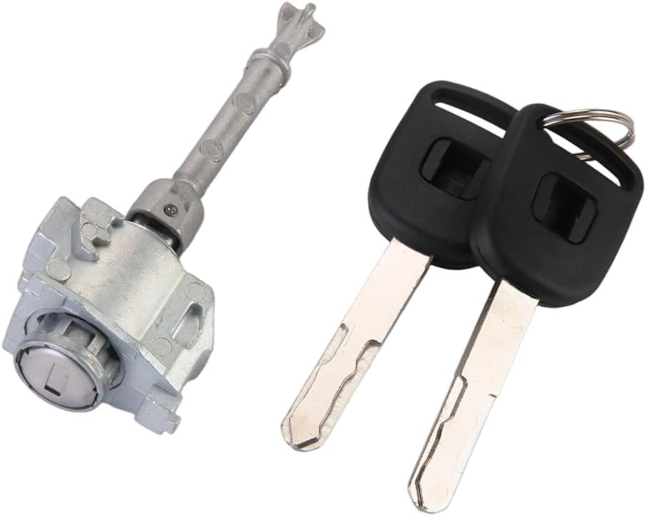Front Door Lock Cylinder Set Kit with 2 Keys for Honda Accord 2013-2017 | Durable Metal Materials | Replaces 72185-T2A-A01