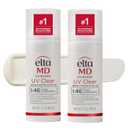 EltaMD UV Clear Tinted Face Sunscreen SPF 46, Oil Free Sunscreen for Sensitive Skin with Zinc Oxide, Dermatologist Recommended (05 - Untinted (2 Pack))