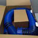 DUMPMAN RV Sewer Hose 20 Ft, Sewer Hose for RV Camper, RV Sewer Hose Kit with Swivel Fitting - Includes 90 Degree Clear View Sewer Adapter, and 2 Storage Caps