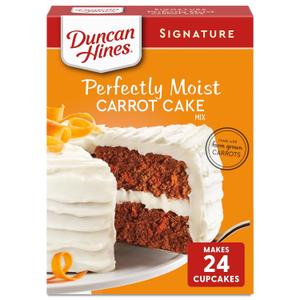 Duncan Hines Carrot Cake Mix, 15.25 oz., BBF: OCT 10 2026