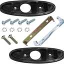 Outside Bullet Mirror Mounting Set, LSOT001157 Rearview Mirror Kit Fit for Pontiac Firebird/GTO for Chevy Camaro/Nova 1970-1981, R312-13 LSOT001157