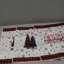 Artoid Mode Red Xmas Tree Snowman Merry Christmas Kitchen Dish Cloths, 12x12 Inch Quick Dry Microfiber Dishcloths for Kitchen Dish Rags Set of 4